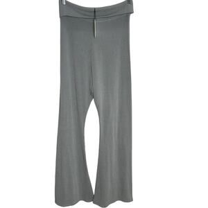 Urban Social gray ribbed lounge pants pull on medium NWT